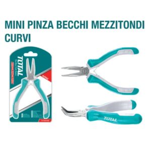 Mini Pinza Becchi Mezzitondi Curvi 115mm